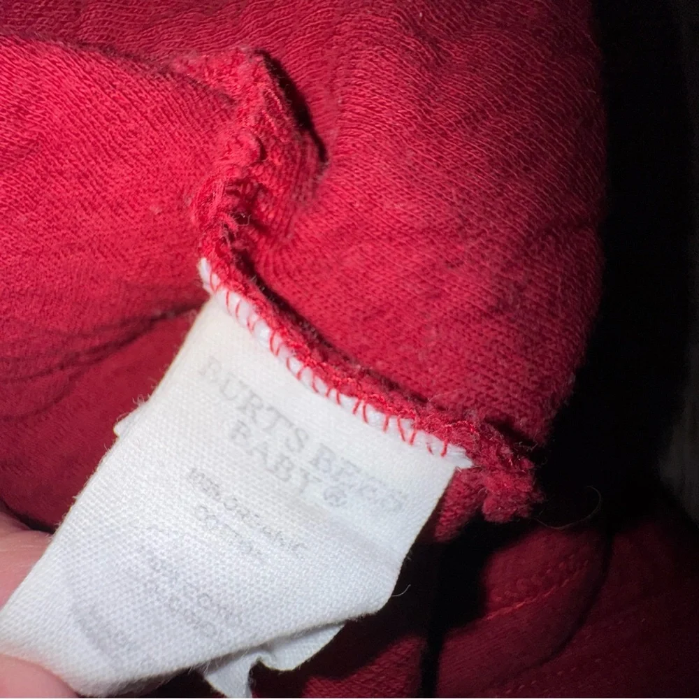 Burt's Bees Baby Vibrant Red Jumpsuit